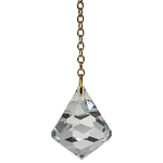 Pendule Cristal Diamant Swarovski.