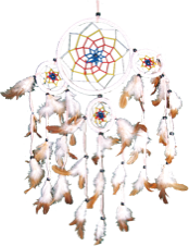 Attrape rêve 4 cercles