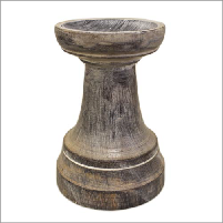Bougeoir en bois d’Albésia