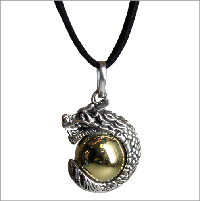 Clochette argent - Dragon