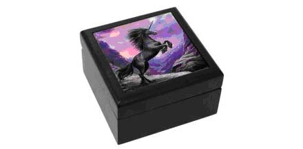 Boite Licorne noire