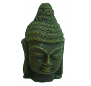 Bougie bouddha vert foncé