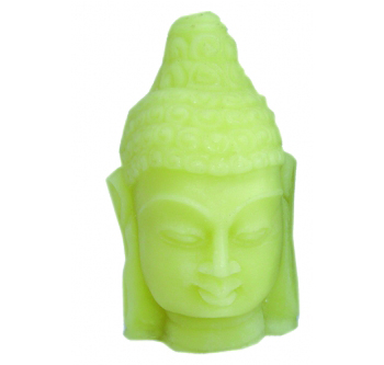 Bougie bouddha vert clair