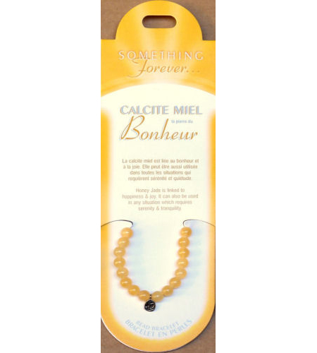 Bracelet en Calcite miel - Bonheur