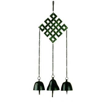 Carillon Tibétain noeud d'éternité