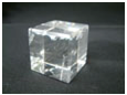 Cube en cristal de roche - dimension 4cm