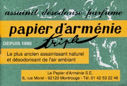 Papier d'Arménie