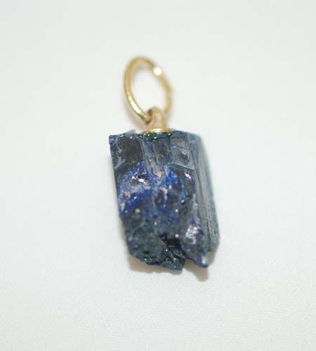 Pendentif  Azurite – Malachite  Brute (rare)