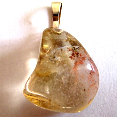 Pendentif citrine naturelle