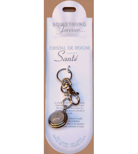Porte clefs en Cristal de Roche - Sant�