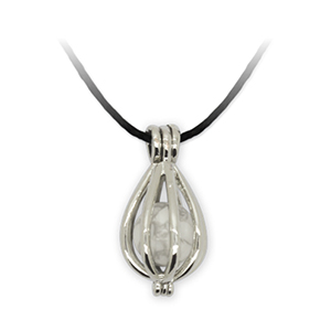 Pendentif cage Howlite