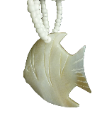 Collier coquillage nouvelle vague - Poisson