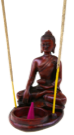 Porte encens pour bâtons et  cône Bouddha